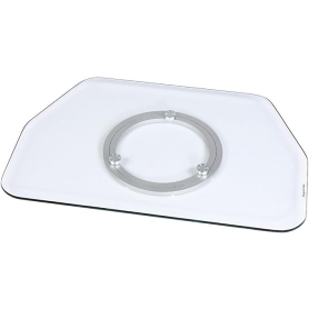 Hamma Rotary TV Stand - Glass