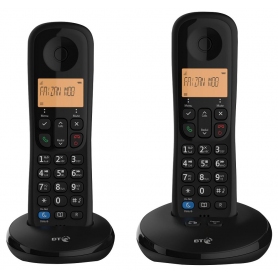 Bt Twin Cordless Phone With Answerphone Black E B Marsh Son Ltd