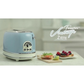 Ariete Vintage Style 2 Slice Toaster (blue) - 1