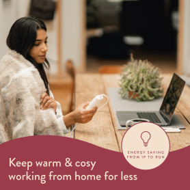 Dreamland Intelliheat Luxury Heated Throw - Alaskan Husky - 1