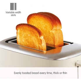 Morphy Richards 2 Slice Toaster (cream) - 3