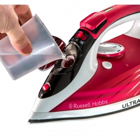 Russell Hobbs 2600W Ultra-Steam Iron - Red - 1