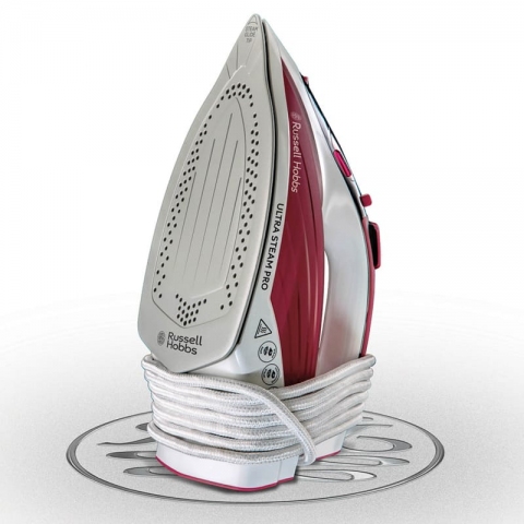 Russell Hobbs 2600W Ultra-Steam Iron - Red