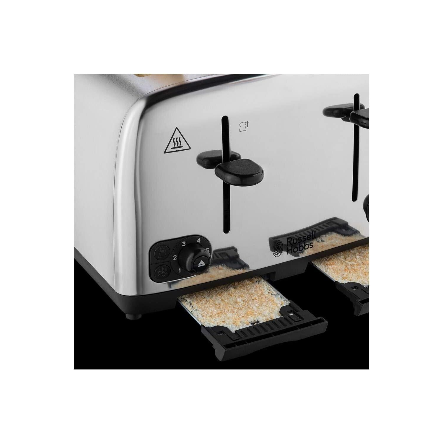Russell Hobbs Adventure Four Slice Toaster - Stainless Steel full image