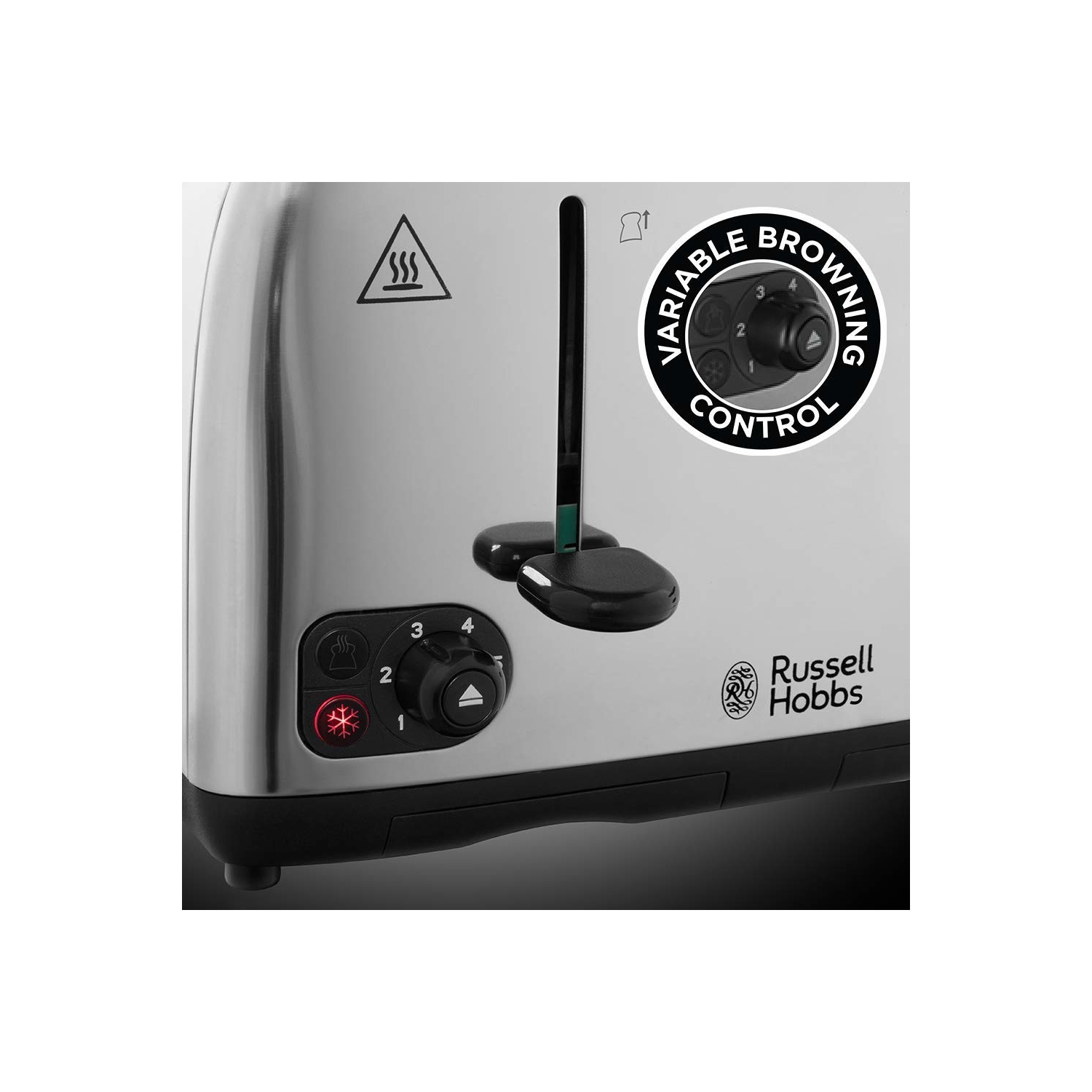 Russell Hobbs Adventure Four Slice Toaster - Stainless Steel full image