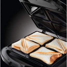 Russell Hobs 4 Sice Deep Fill Sandwich Toaster (stainless steel & black) - 1