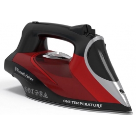 Russell Hobbs 2600w One Temperature Steam Iron - Red