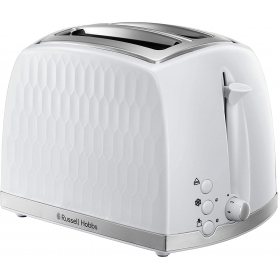Russell Hobs Honeycomb 2 Slice Toaster - White