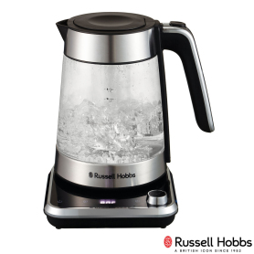 Russell Hobbs 1L Electric Cordless Glass Kettle with BRITA MAXTR - 0