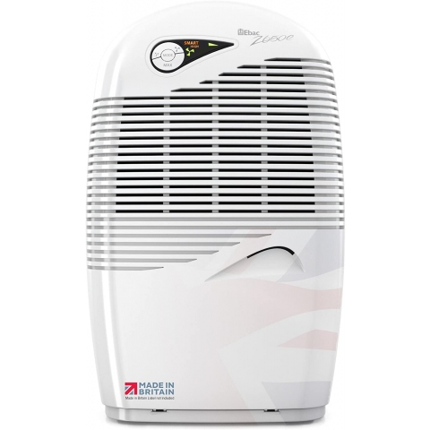 Ebac 18 Ltrs Large Capacity Dehumidifier - White
