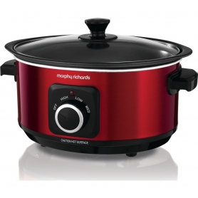 Morphy Richards 3.5 Ltr Sear And Stew Slow Cooker (red)