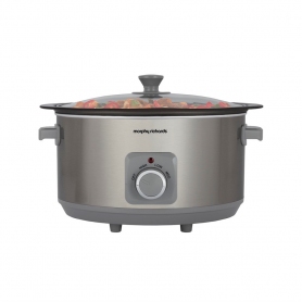 Morphy Richards 6.5Ltr Slow Cooker - Stainless Steel