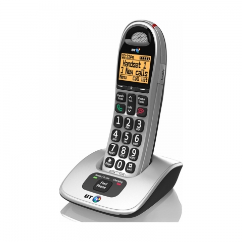 BT Cordless Phone Big Button (silver)