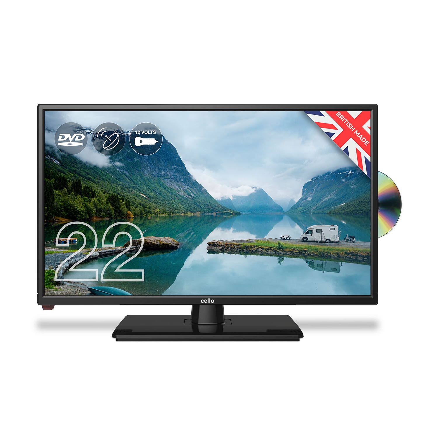 Cello TV/DVD LED 24 With Sat Receiver