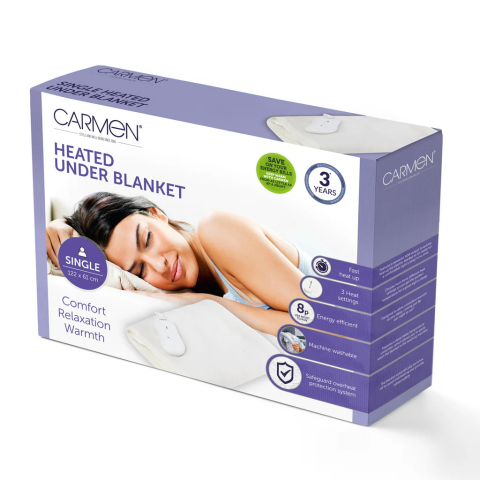 Carmen Single Underblanket - White
