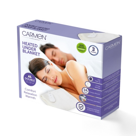 Carmen Double Underblanket Single Control - White