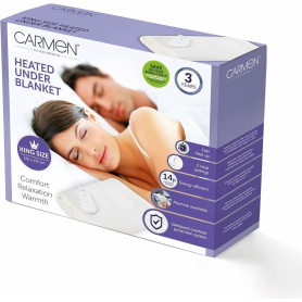 Carmen Kingsize Underblanket Single Control - White