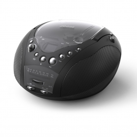 Roberts Radio Portable CD Player with FM & MW Radio (black)