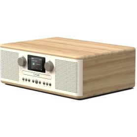 Pure Compact and stylish CD-Player & DAB+/FM Radio With Bluetooth - White/Oak