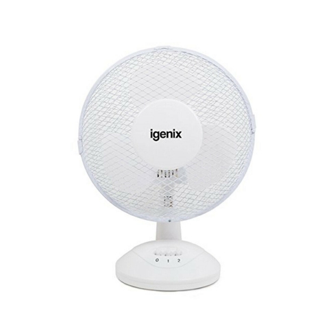 Igenix 12" Desk Fan (white)
