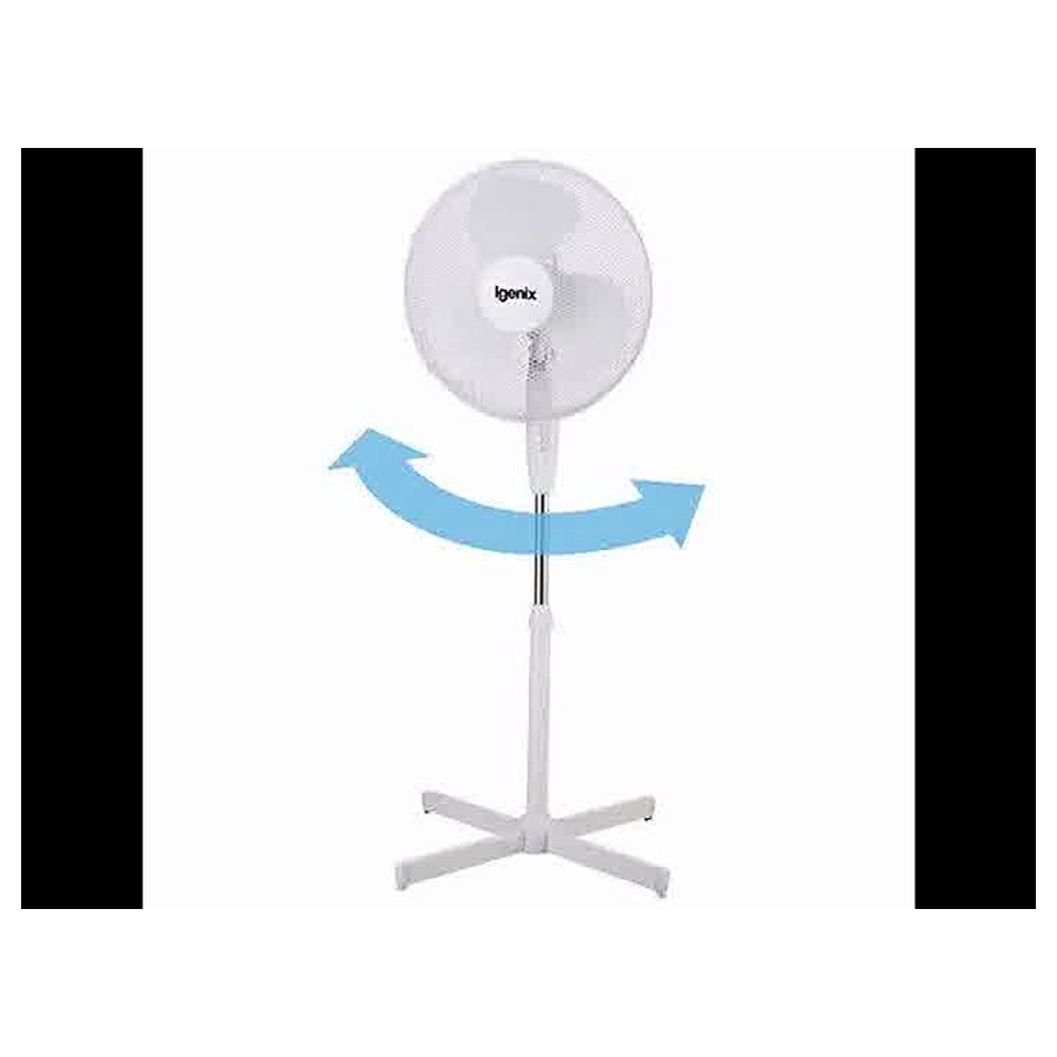Igenix 16" Pedestal Fan (white) - 2