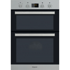 Hotpoint Built In Double Oven - Stainless Steel