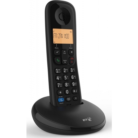 BT Cordless Phone - Single (black)