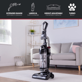 Ewbank Motion+ Reach Pet Bagless Upright Vacuum Cleaner 700W Motor - Black - 2