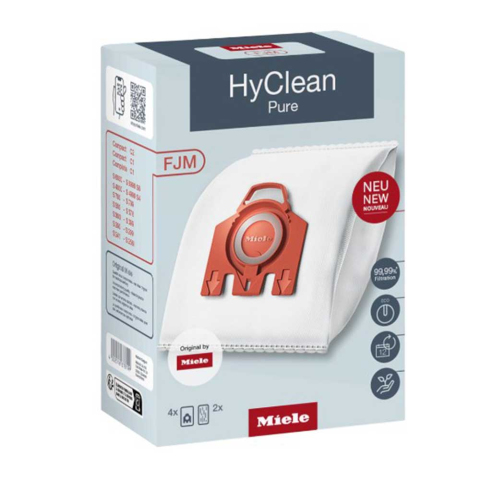 Miele HyClean Pure Standard FJM Vacuum Bags - Red