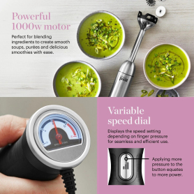 Tower 5 in 1 Good Food Hand Blender - Stainless Steel - 2