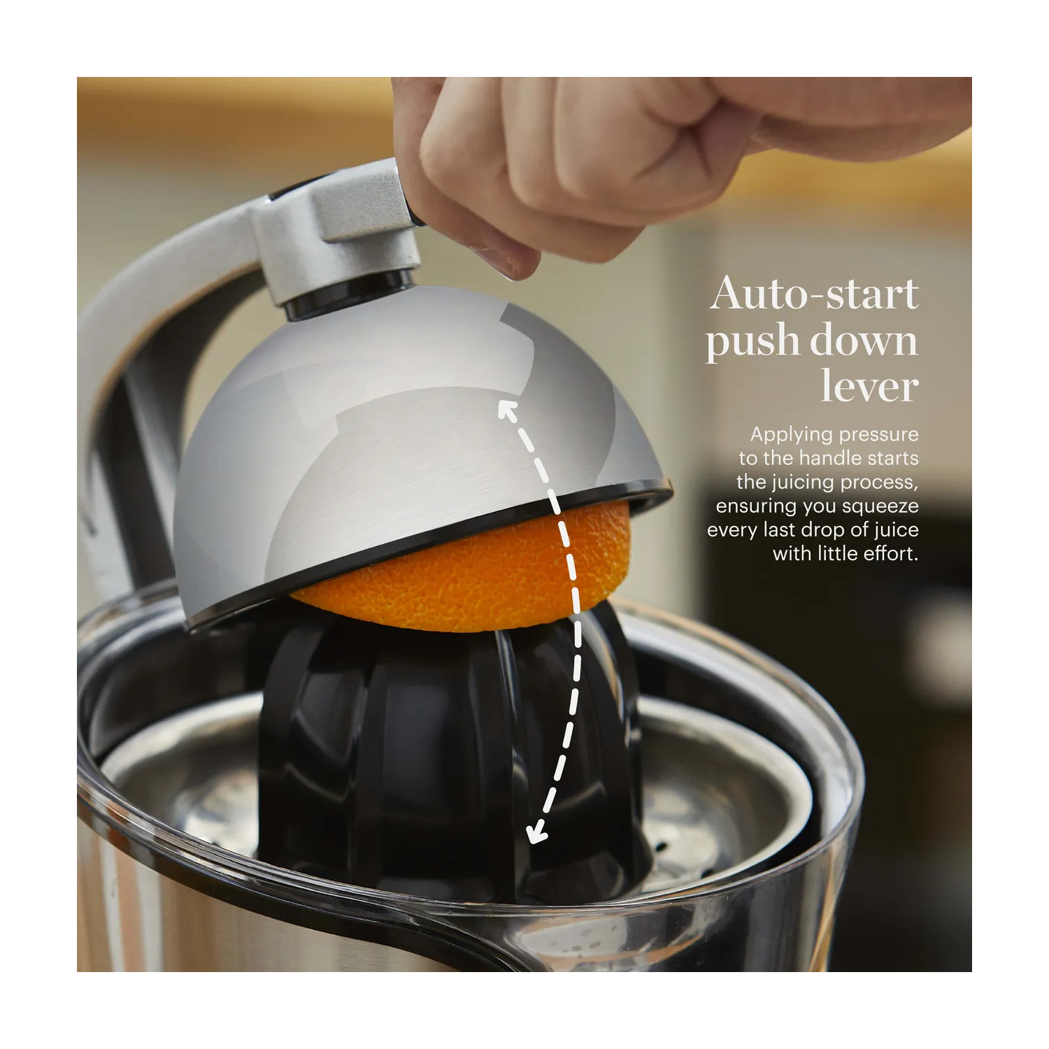 Tower Citrus Juicer - Stainless Steel full image