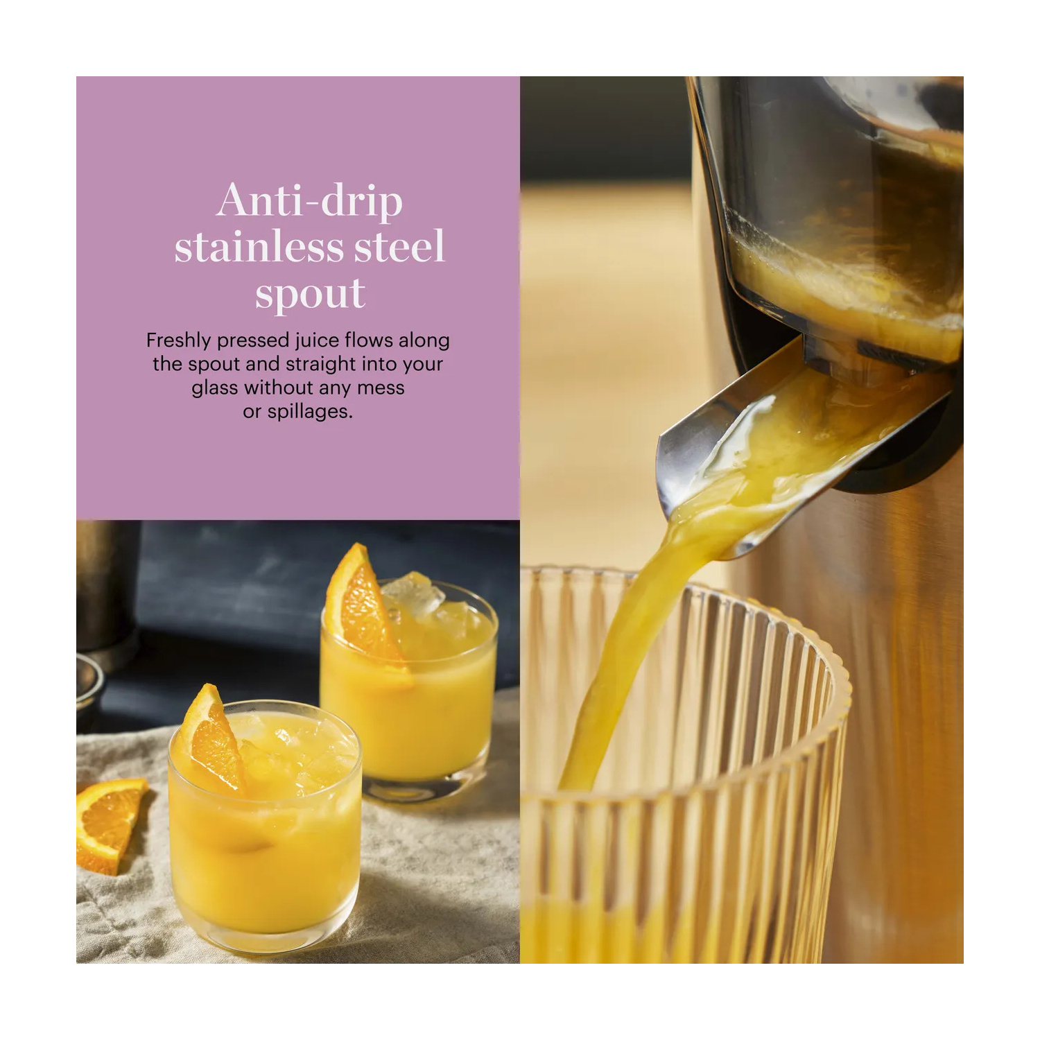 Tower Citrus Juicer - Stainless Steel full image