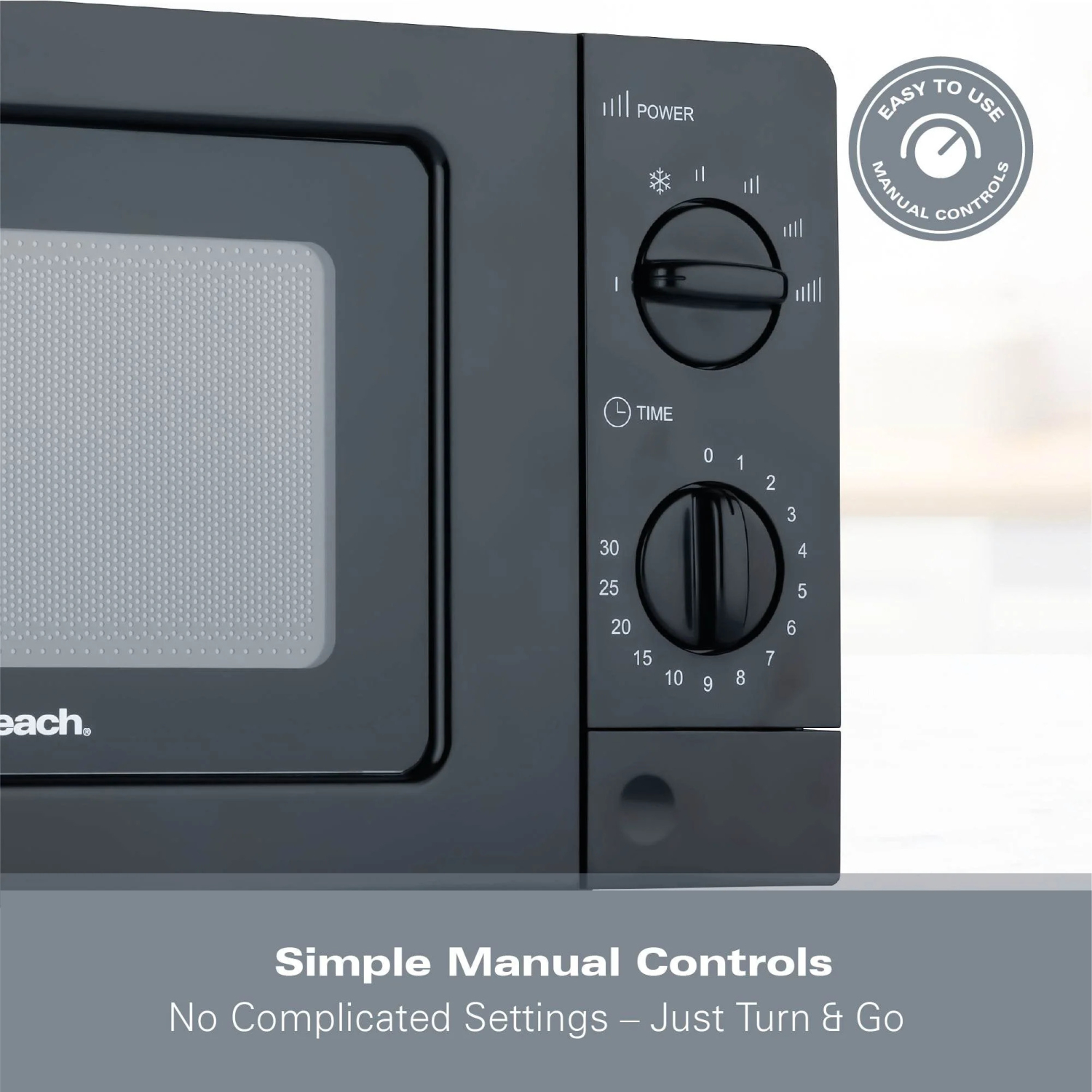 Hamilton Beach 700w 20Ltr  Microwave - Black full image