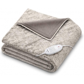 Beurer Fluffy Nordic Heated Throw - Grey