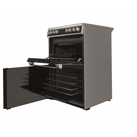 Hotpoint 60cm Electric Double Oven Cooker - 1