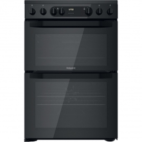 Hotpoint 60cm Electric Double Oven Cooker - 0