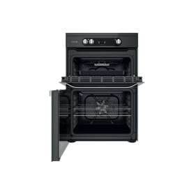 Hotpoint 60cm Electric Double Oven Cooker - 1