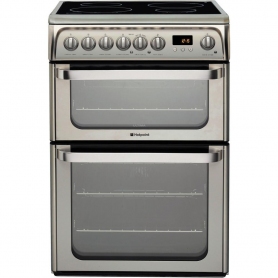 Hotpoint 60cm Induction Double Oven Cooker