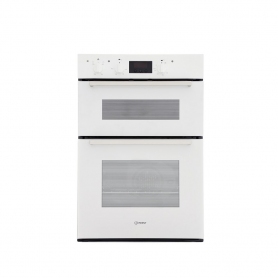 Indesit Built-In Double Oven - White