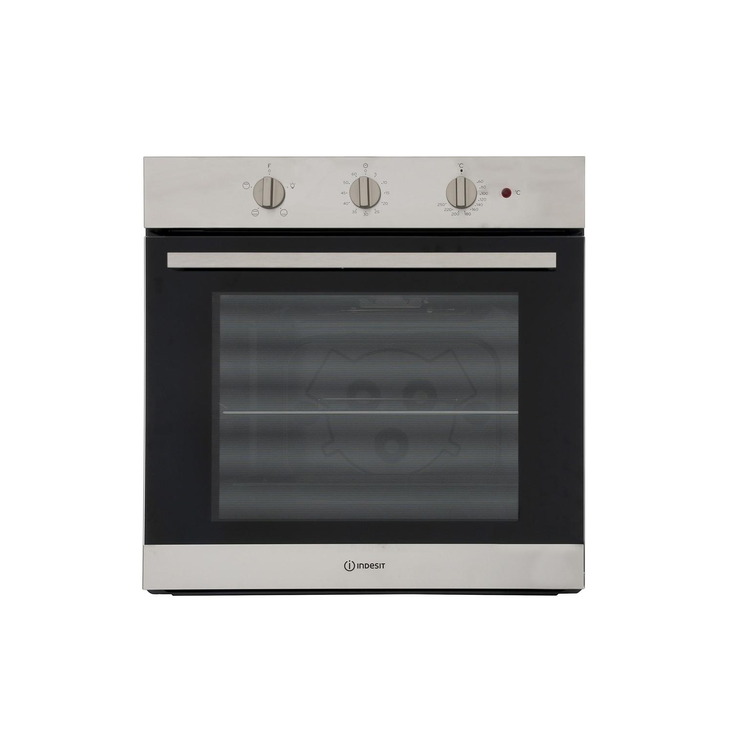 Indesit Built In Single Oven - Stainless Steel - 0