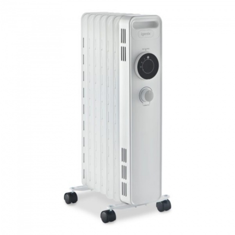 Igenix 1.5Kw Maunal Oil Filled Radiator - White