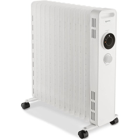 Igenix 2.5kw Oil Filled Radiator - White