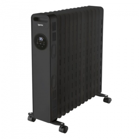 Igenix 2.5 kw Digital Oil Filled Radiator - Black