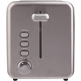 Igenix 2 Slice Toaster - White/Stainless Steel - 1