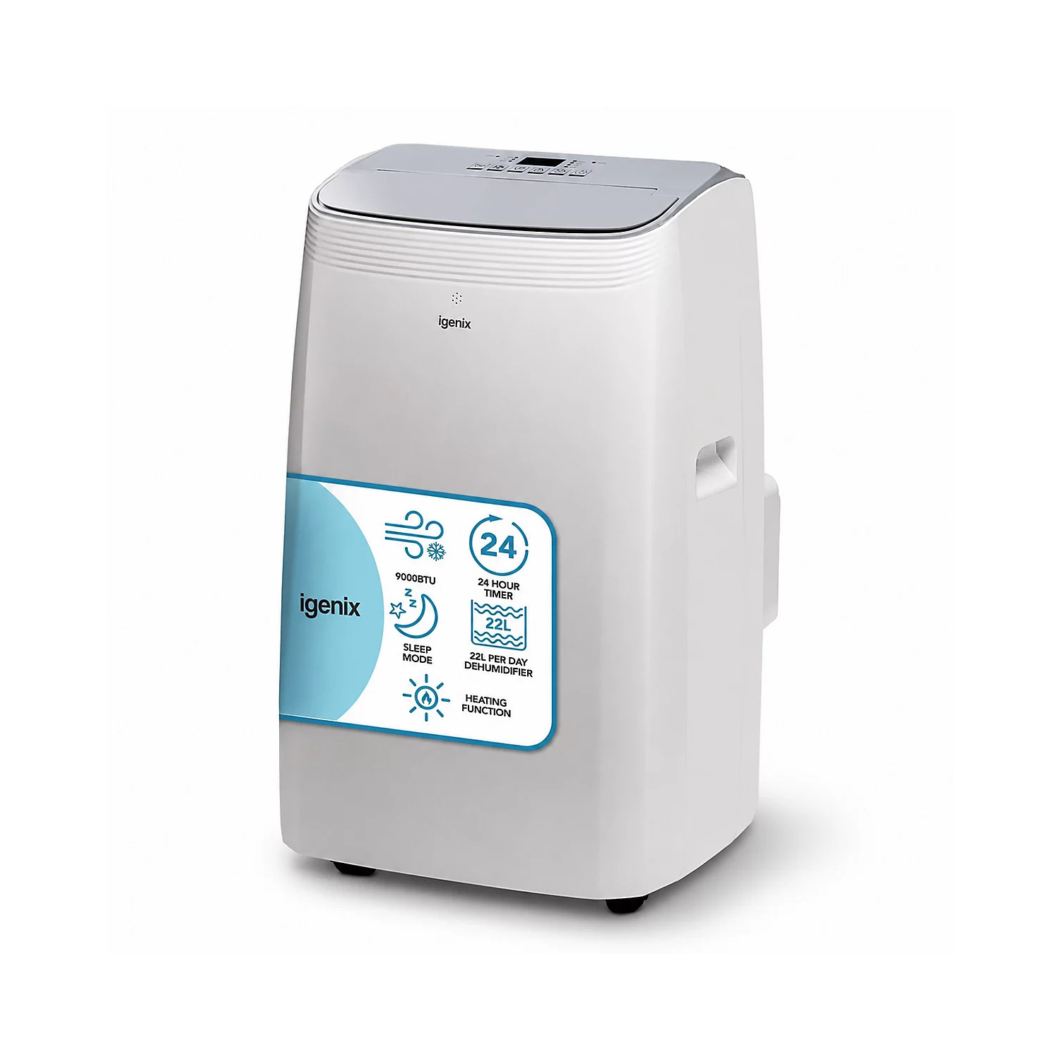 Igenix 4-In-1 Portable AirCONDITIONER 9000 BTU - White full image