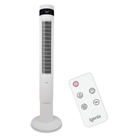 Igenix Digital Tower Fan - White - 1