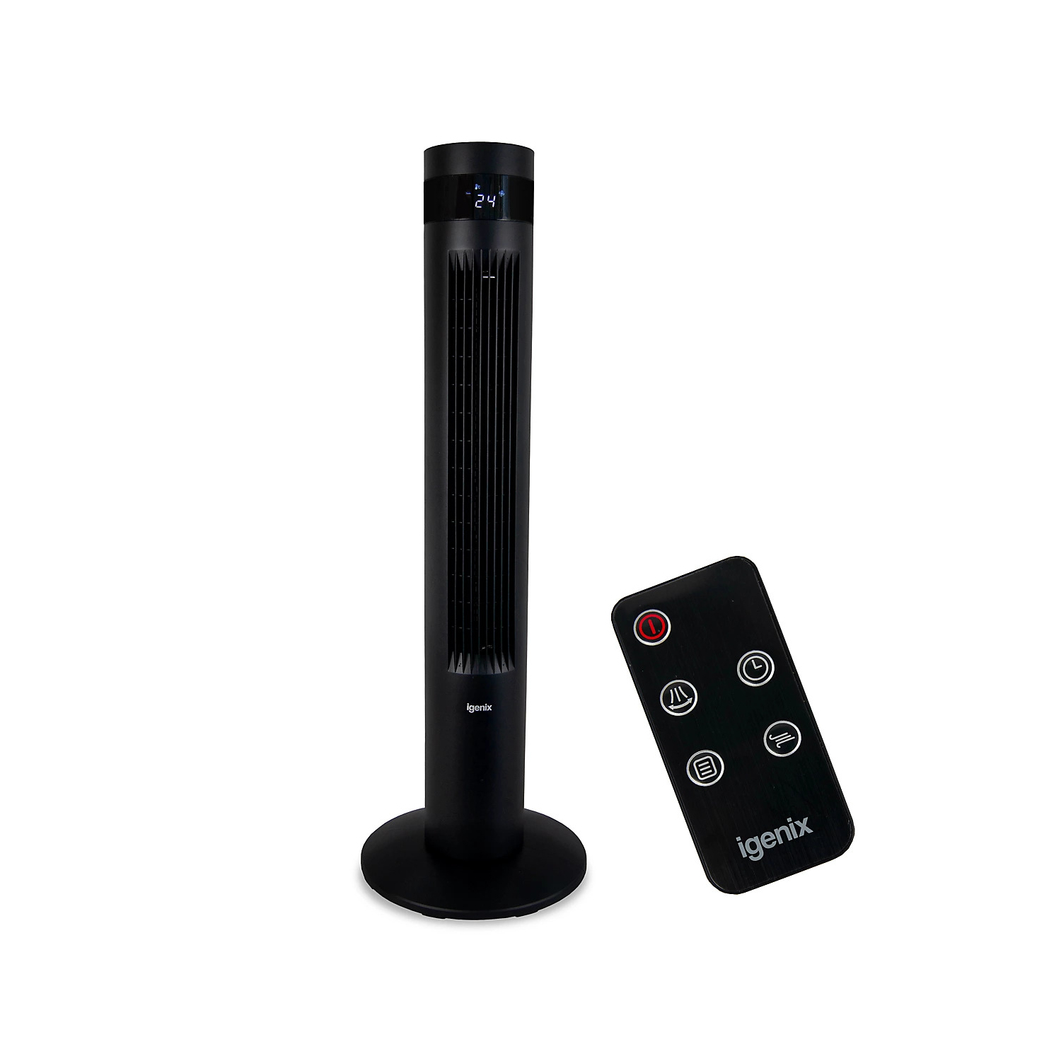Igenix 43" Tower Fan - Digital - Black full image