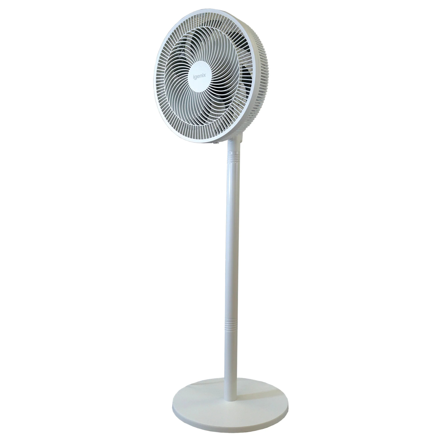 Igenix 12"  7 Bladed Pedestal Fan - White full image
