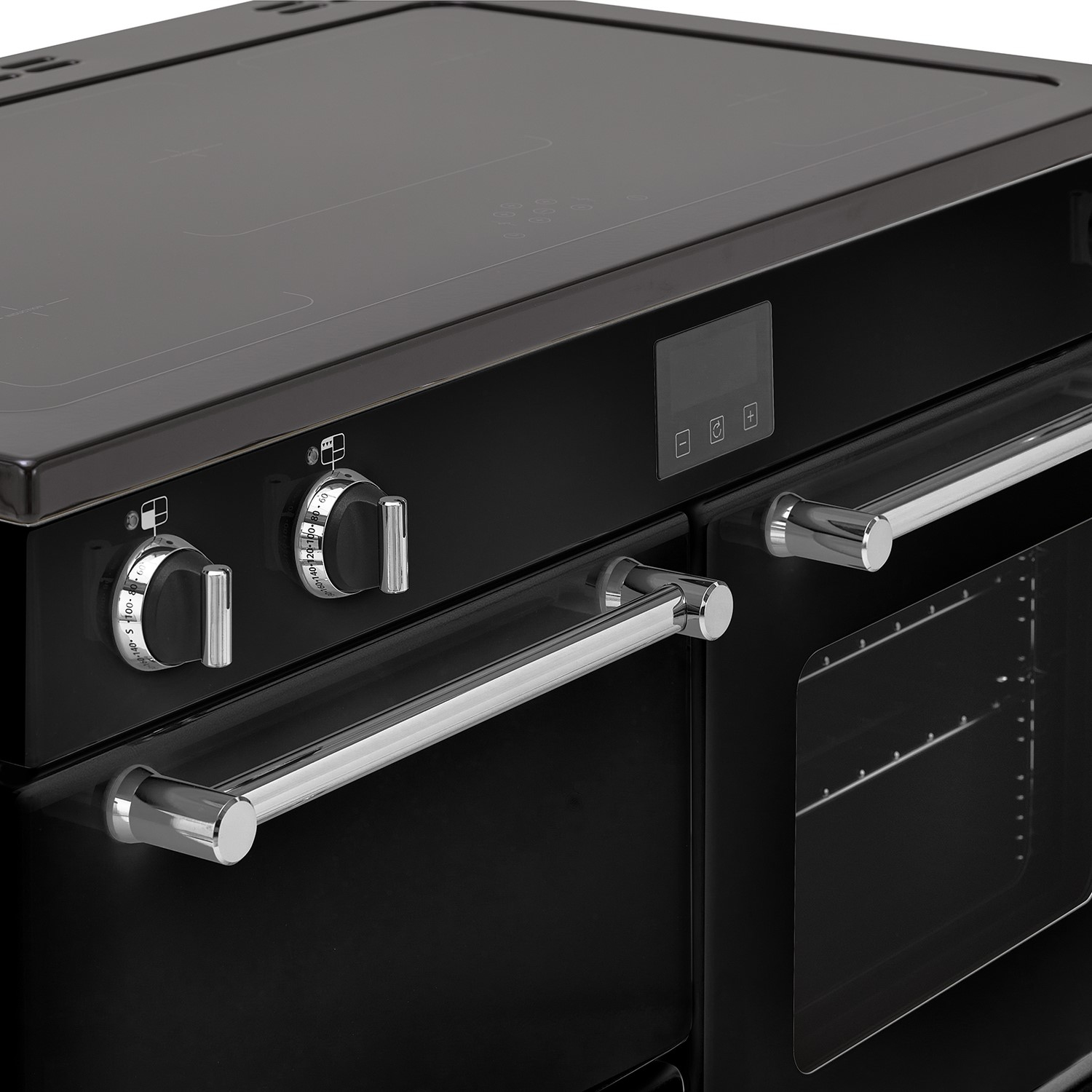 Belling 100cm Induction Range Cooker - Black full image