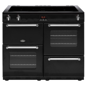 Belling 100cm Induction Range Cooker - Black